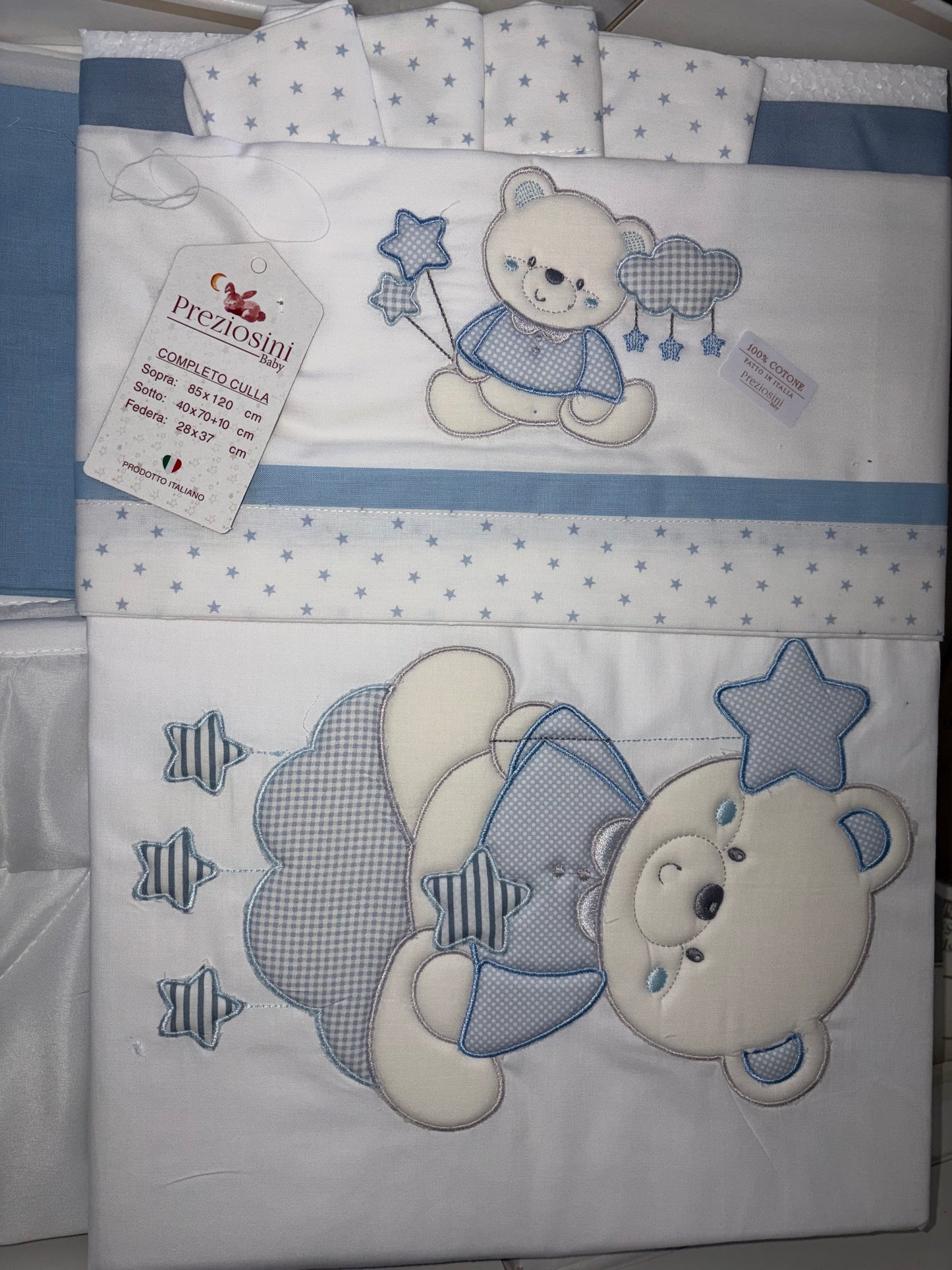 Set culla con trapuntino