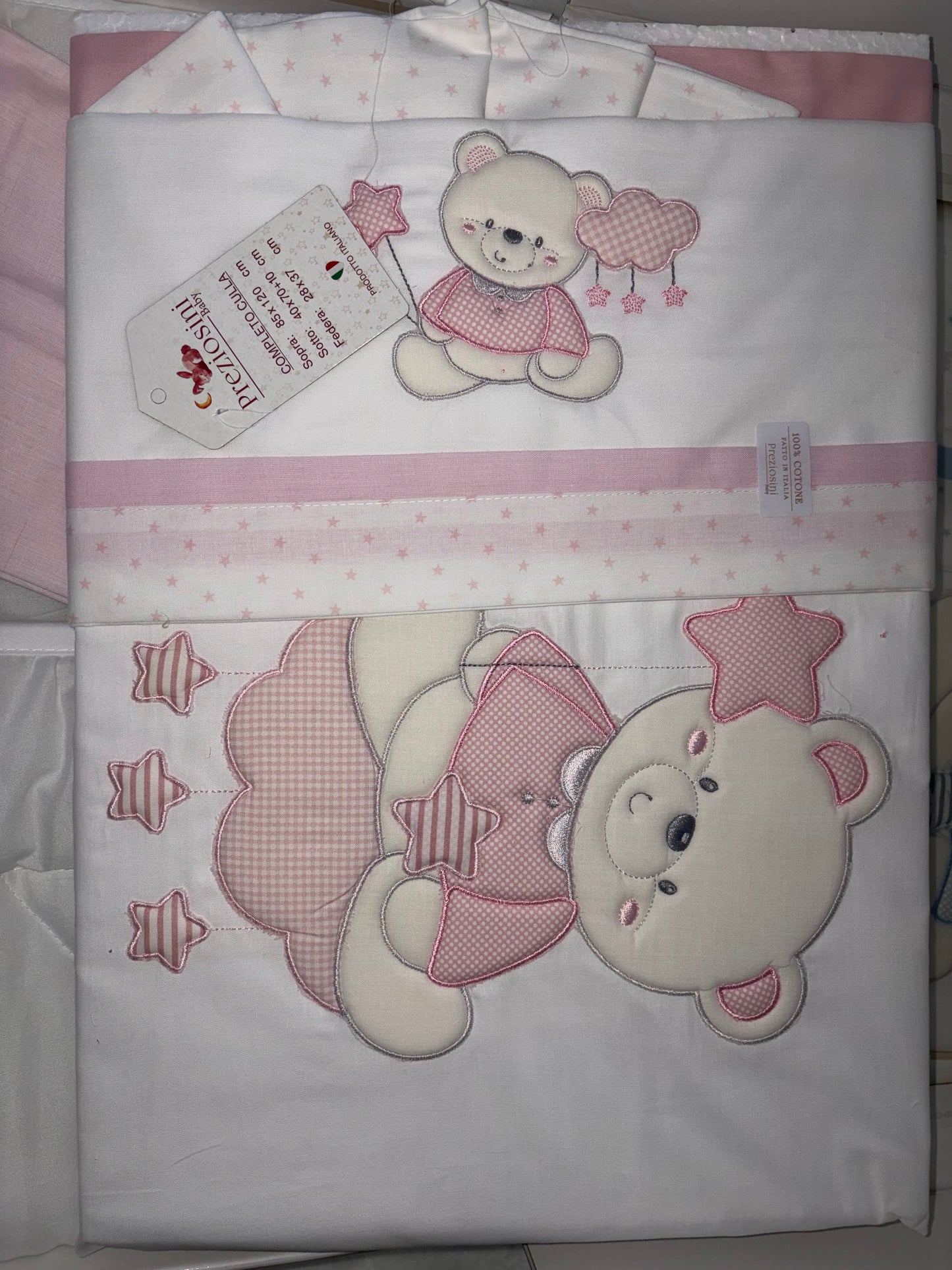 Set culla con trapuntino