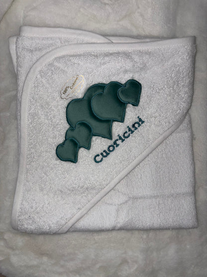 Accappatoio Triangolo Cuoricini